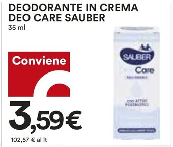 DEODORANTE IN CREMA DEO CARE SAUBER 35 ml