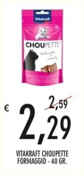 VITAKRAFT CHOUPETTE FORMAGGIO -40 GR.