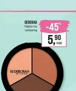 Caddy's Deborah Palette Trio Contouring offerta
