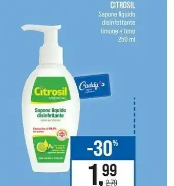 Caddy's Citrosil Sapone Liquido Disinfettante Limone E Timo offerta