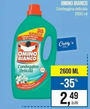 Caddy's Omino Bianco Candeggina Delicata offerta