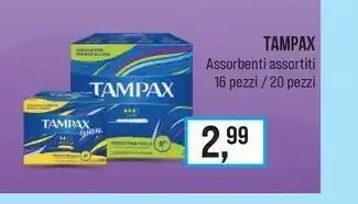 Caddy's Tampax Assorbenti Assortiti offerta