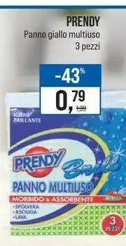 Prendy Panno Giallo Multiuso