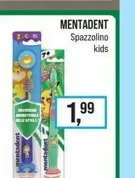 Mentadent Spazzolino Kids