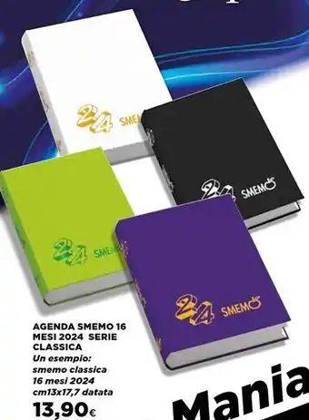 Ipercoop Agenda smemo 16 mesi 2024 serie classica offerta