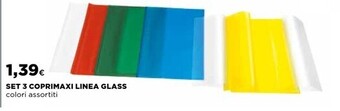Ipercoop Set 3 coprimaxi linea glass offerta