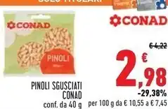 Conad City Conad pinoli sgusciati offerta