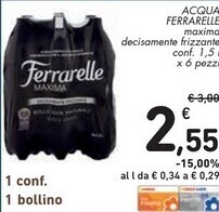 Spazio Conad Ferrarelle acqua offerta