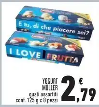 Conad Muller yogurt offerta