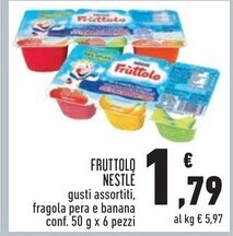 Conad Nestlè fruttolo offerta