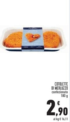 Conad City Cotolette di merluzzo offerta