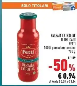 Petti passata extrafine il delicato