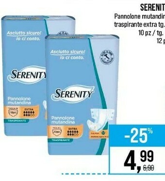 Caddy's Serenity Pannoloni offerta