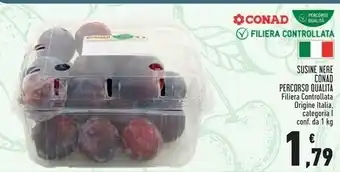 Conad Conad susine nere offerta