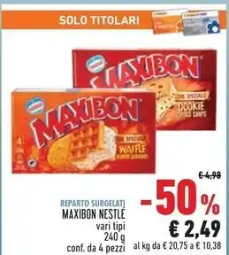 Conad Nestlè maxibon offerta