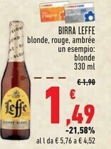 Leffe birra
