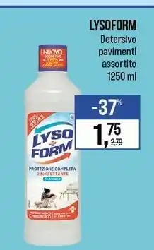 Lysoform Pulizia pavimenti