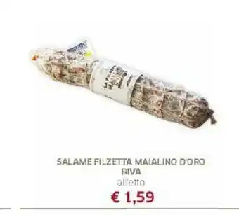 Riva Salame Filzetta Maialino D'oro
