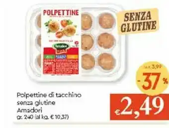 Galassia Amadori Polpettine Con Zucca E Carote Delicate Con Carne Di Tacchino 240 G(ml) offerta