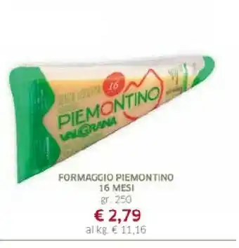 Galassia Formaggio Piemontino 16 Mesi 250g offerta