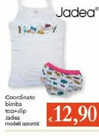 Galassia Jadea Coordinato Bimba Top + Slip offerta