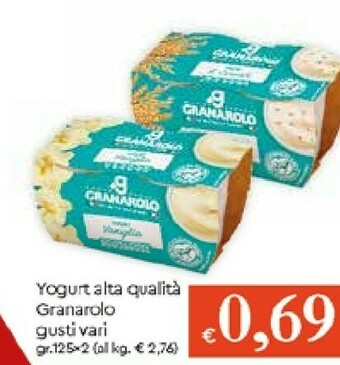 Galassia Granarolo Yogurt Al Melone Fatto Con Latte Fresco Di Alta Qualità 250 G(ml) offerta