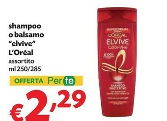 Pam L'Oreal Shampoo offerta