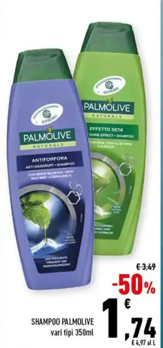 Conad SHAMPOO PALMOLIVE vari tipi 350ml offerta