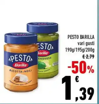 Conad PESTO BARILLA vari gusti 190g/195g/200g offerta
