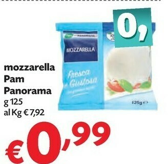 Pam Mozzarella offerta
