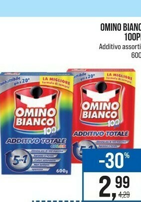Caddy's Omino Bianco Detersivo Lavatrice offerta