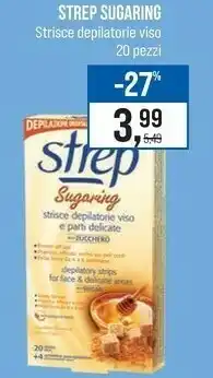 Caddy's Trep Sugaring Strisce Depilatorie Viso offerta