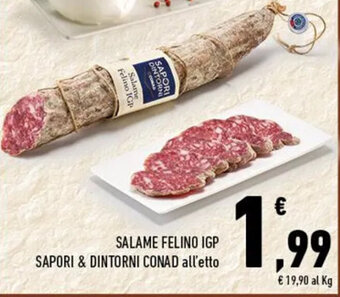 Conad SALAME FELINO IGP SAPORI & DINTORNI CONAD offerta