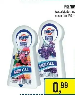 Caddy's Prendy Assorbiodori Gel Assortito 150 Ml offerta
