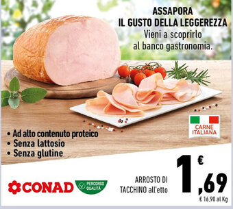 Conad ARROSTO DI TACCHINO offerta
