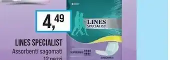 Caddy's Lines Specialist Assorbenti Sagomati offerta