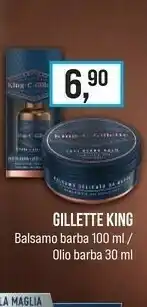 Caddy's Gillette King Balsamo Barba offerta