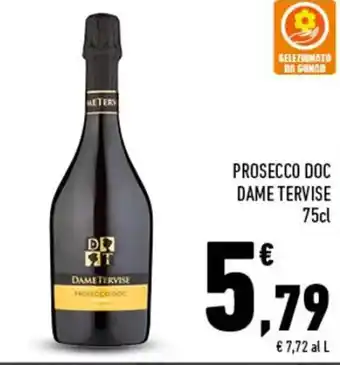Conad PROSECCO DOC DAME TERVISE 75cl offerta
