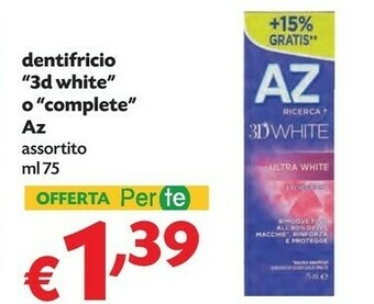 Pam Az Dentifricio offerta