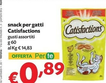 Pam Cibo per gatti offerta
