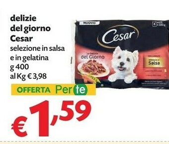 Pam Cesar Cibo per cani offerta