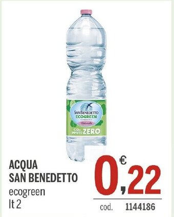 Elefante Cash & Carry ACQUA SAN BENEDETTO ecogreen It 2 offerta