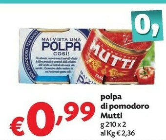 Pam Mutti Pomodori pelati offerta