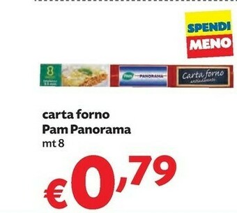 Pam Carta forno offerta