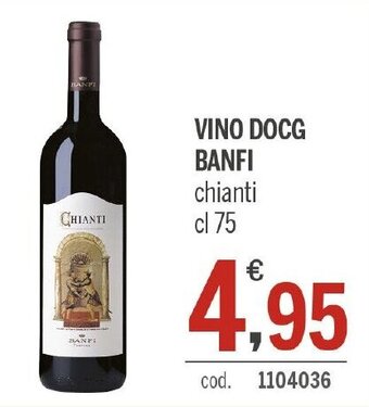 VINO DOCG BANFI chianti cl 75