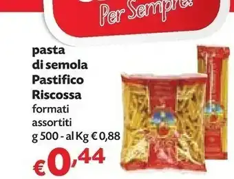 Riscossa Pasta Di Semola