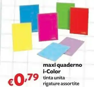 Pam I-Color Maxi Quaderno offerta
