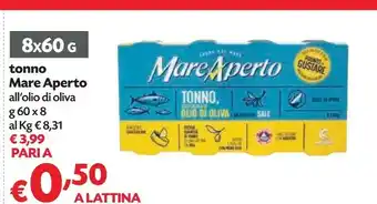 Pam Mare Aperto - Tonno all'Olio d'Oliva offerta