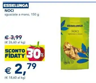 Esselunga ESSELUNGA NOCI sgusciate a mano, 150 g offerta