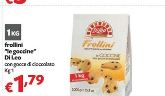 Le Bon - Frollini con Gocce di Cioccolato